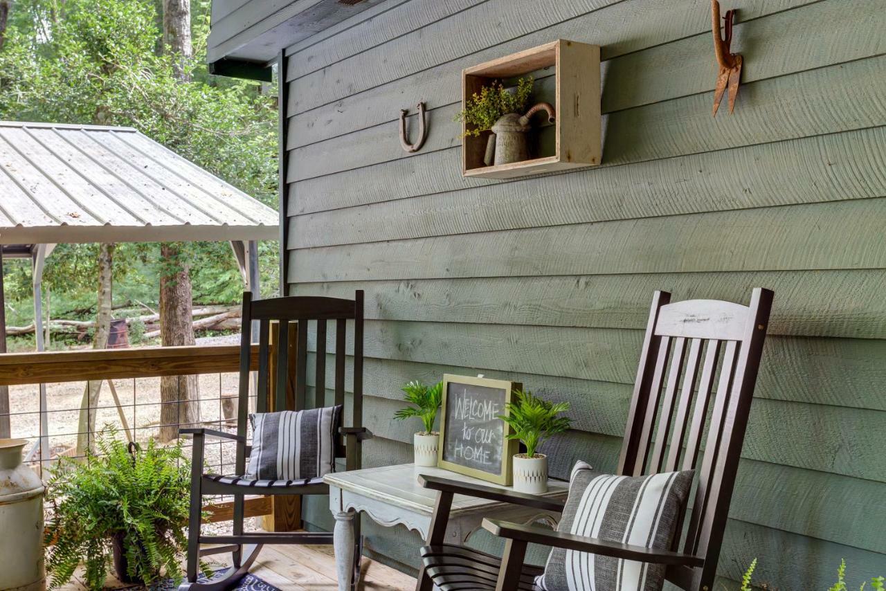 Coffee Creek Cabin Sautee Nacoochee Eksteriør billede